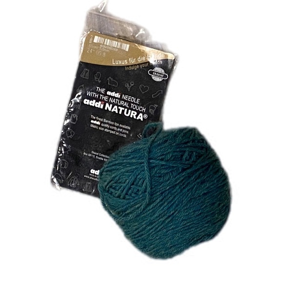 Addi Natura Circular Bamboo Knitting Needle & Mini Mochi Yarn 60cm/5,0mm 24” US8 - Picture 1 of 5